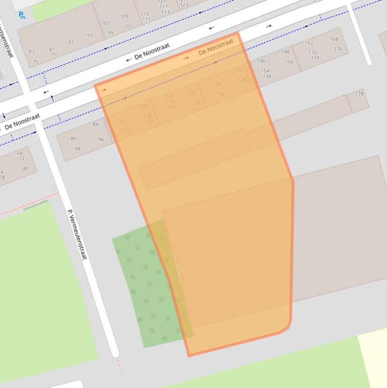 Kaart van postcodegebied 1971CH.