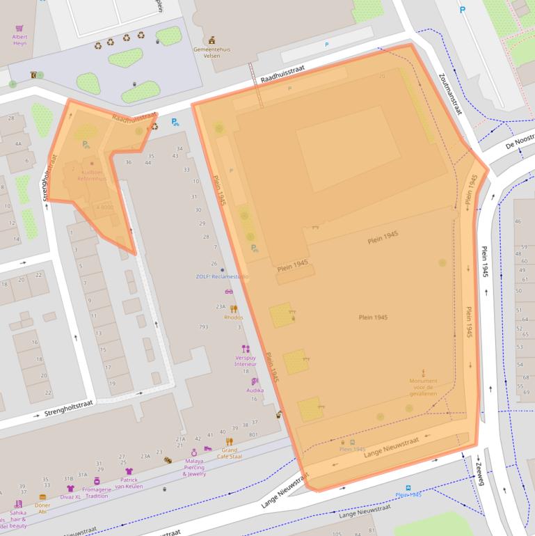 Kaart van postcodegebied 1971EA.
