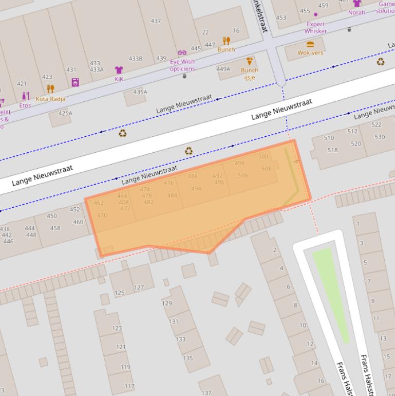 Kaart van postcodegebied 1971GJ.