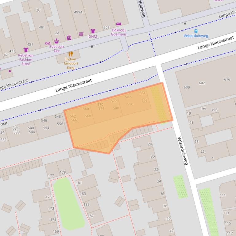 Kaart van postcodegebied 1971GL.