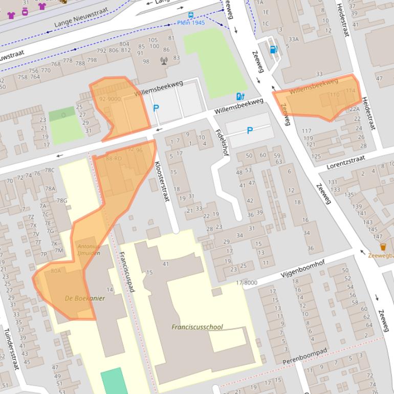 Kaart van postcodegebied 1971GZ.