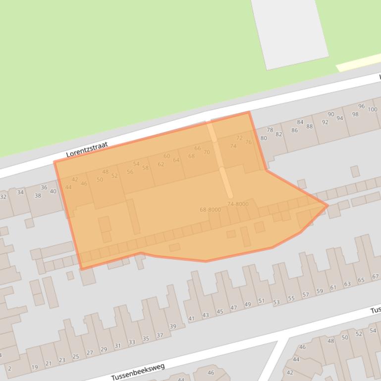 Kaart van postcodegebied 1971HS.