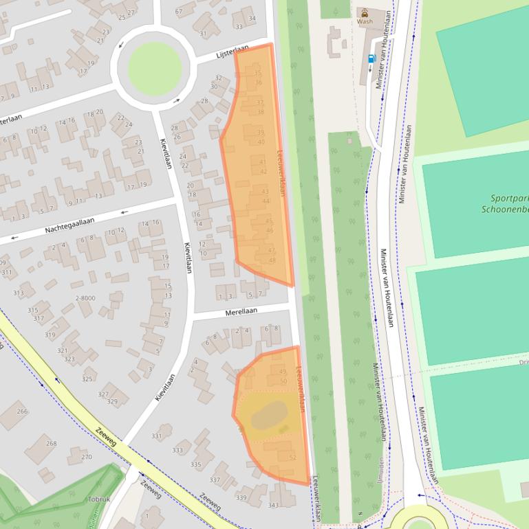 Kaart van postcodegebied 1971JX.