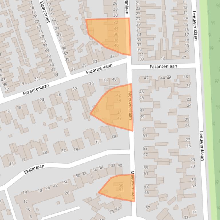 Kaart van postcodegebied 1971KR.
