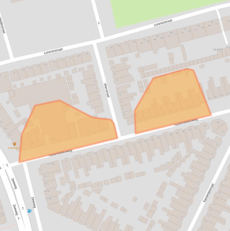 Kaart van postcodegebied 1971NA.