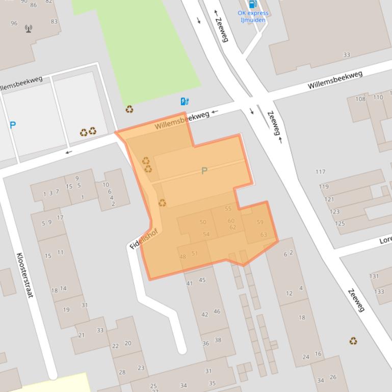 Kaart van postcodegebied 1971PC.