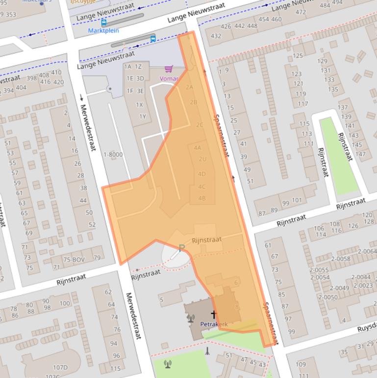 Kaart van postcodegebied 1971XD.