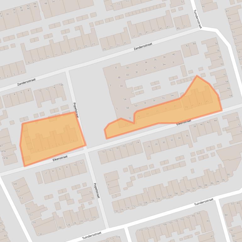 Kaart van postcodegebied 1971XW.