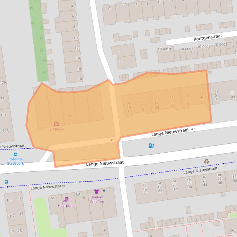 Kaart van postcodegebied 1972GD.