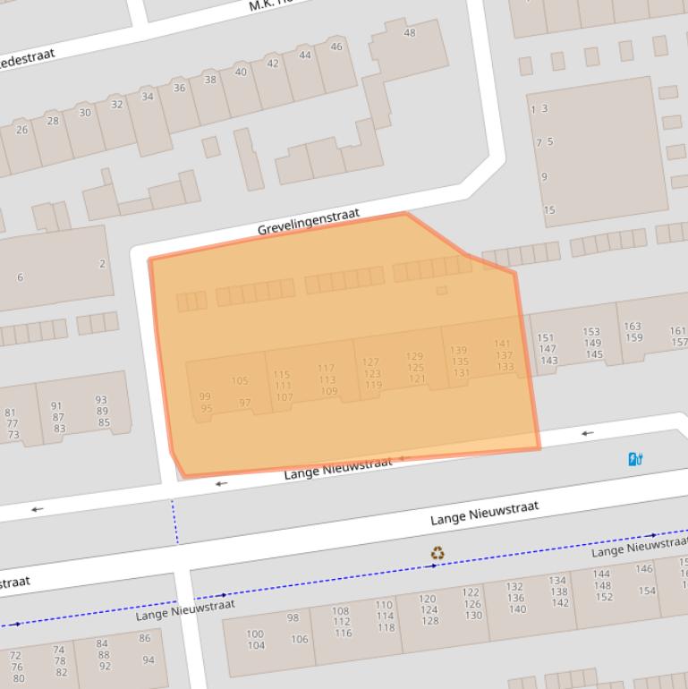 Kaart van postcodegebied 1972GG.