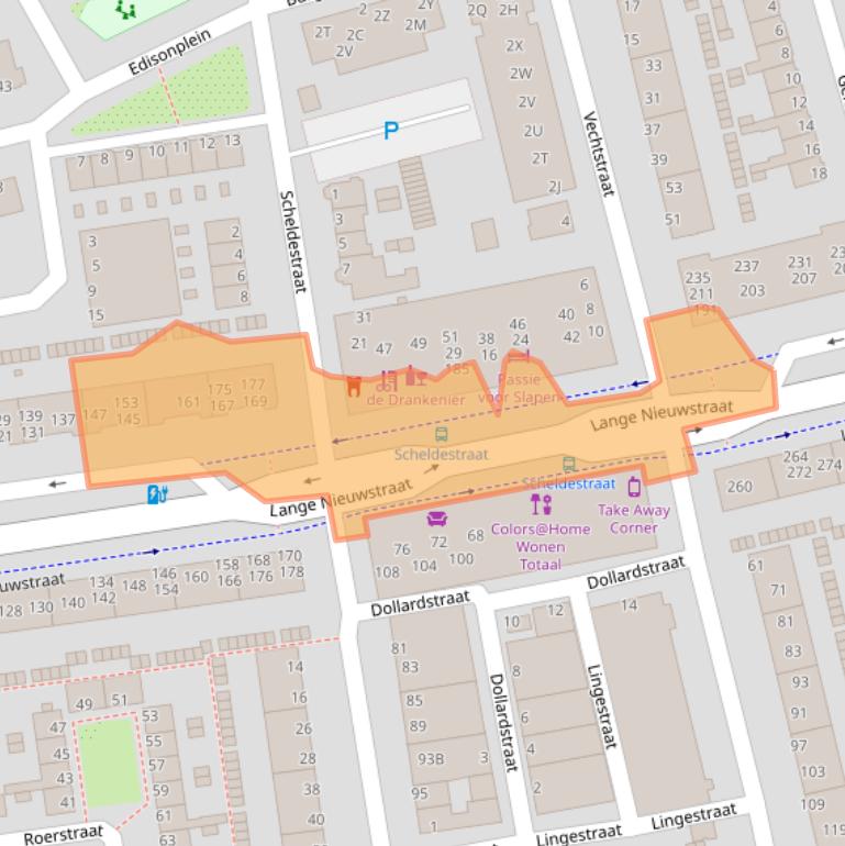 Kaart van postcodegebied 1972GH.