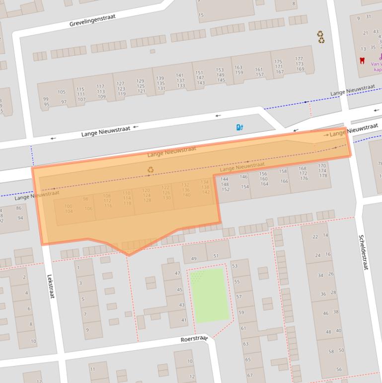 Kaart van postcodegebied 1972GR.