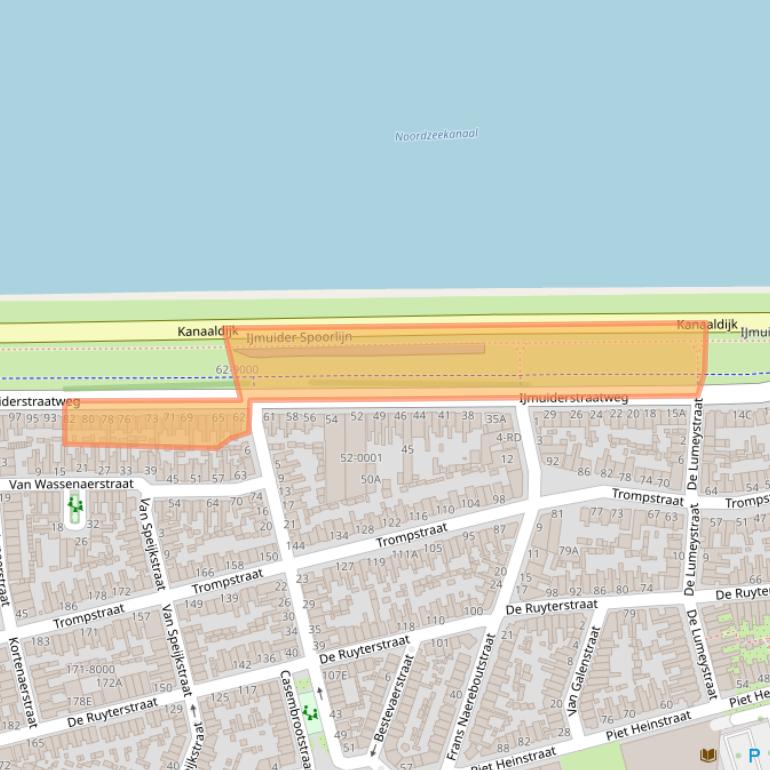 Kaart van postcodegebied 1972LE.