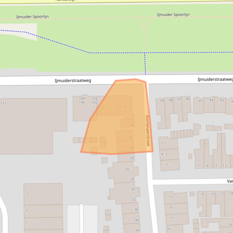 Kaart van postcodegebied 1972LL.