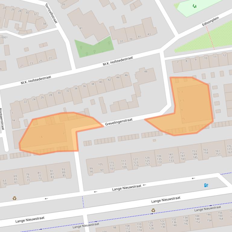 Kaart van postcodegebied 1972SK.