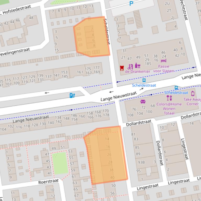 Kaart van postcodegebied 1972TM.