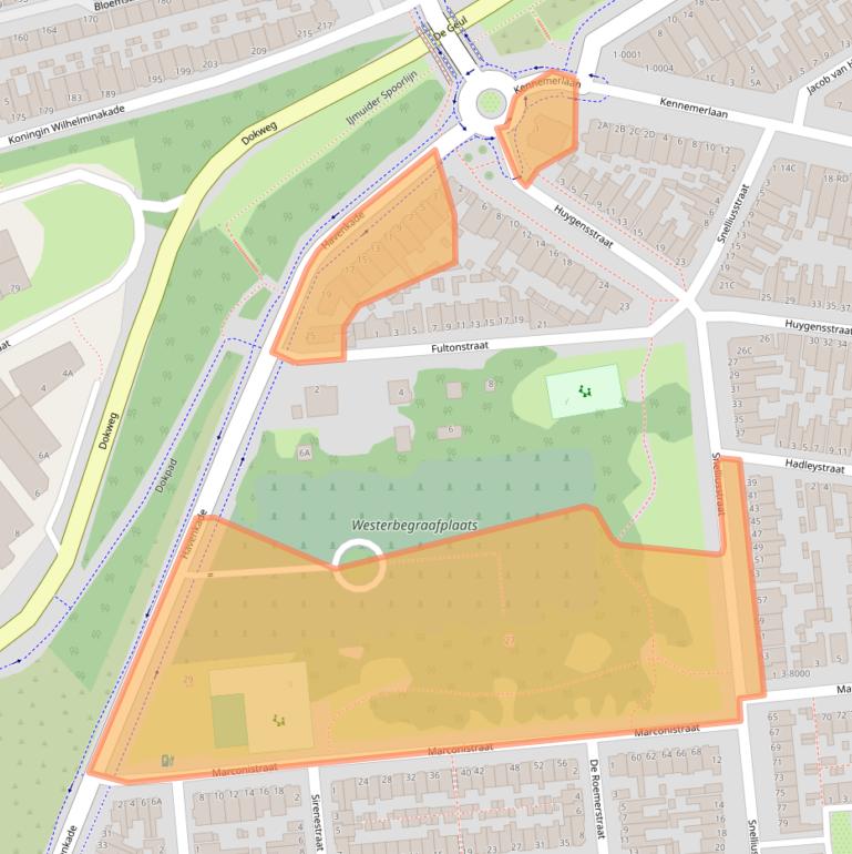 Kaart van postcodegebied 1973AH.