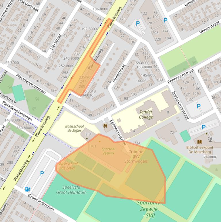 Kaart van postcodegebied 1973BE.