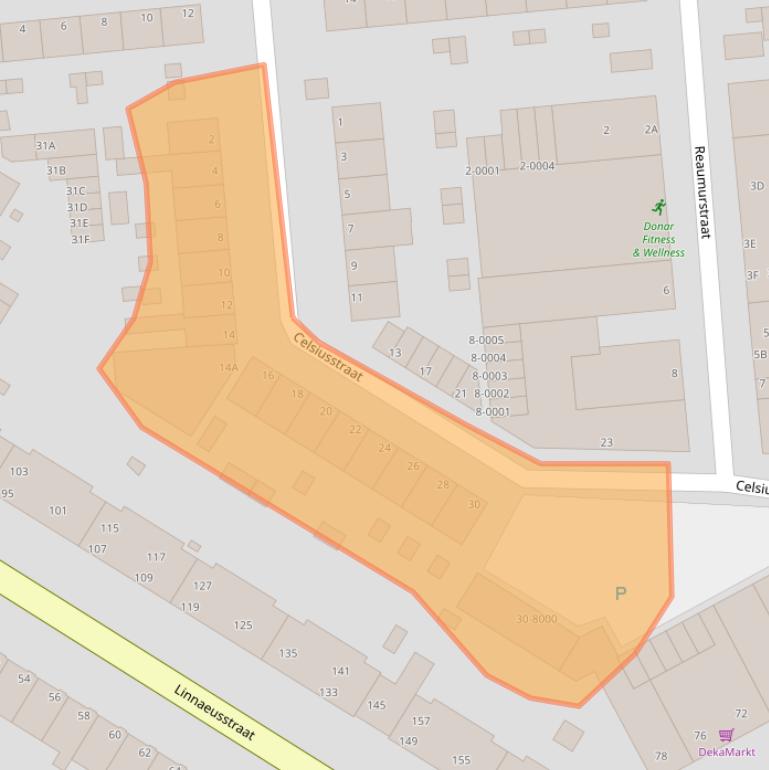 Kaart van postcodegebied 1973RN.