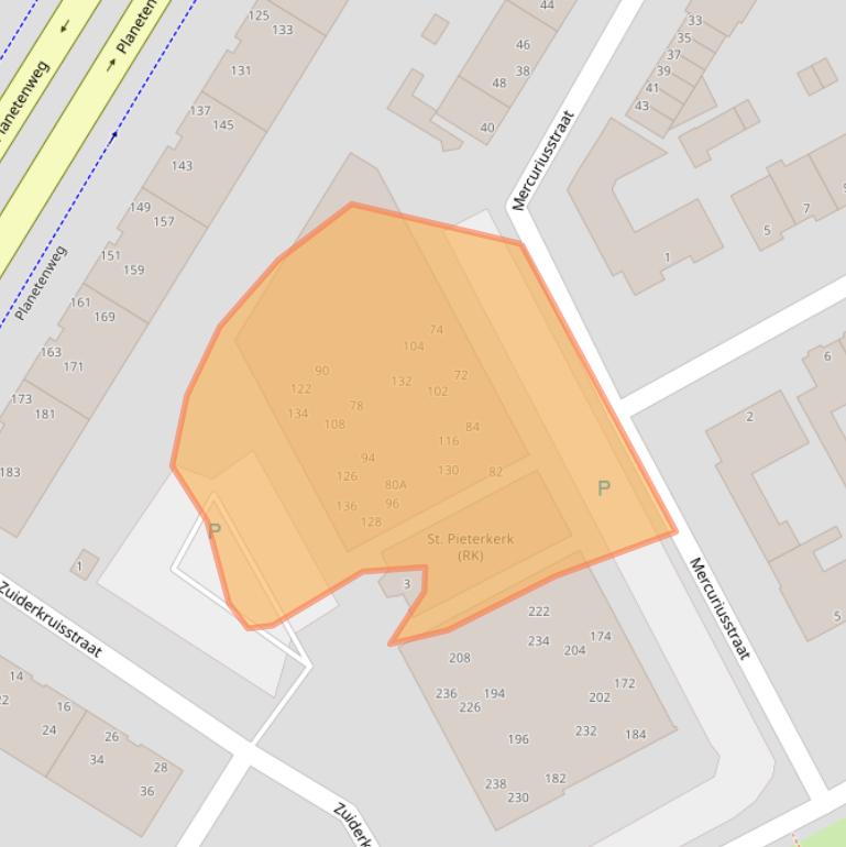 Kaart van postcodegebied 1973WX.