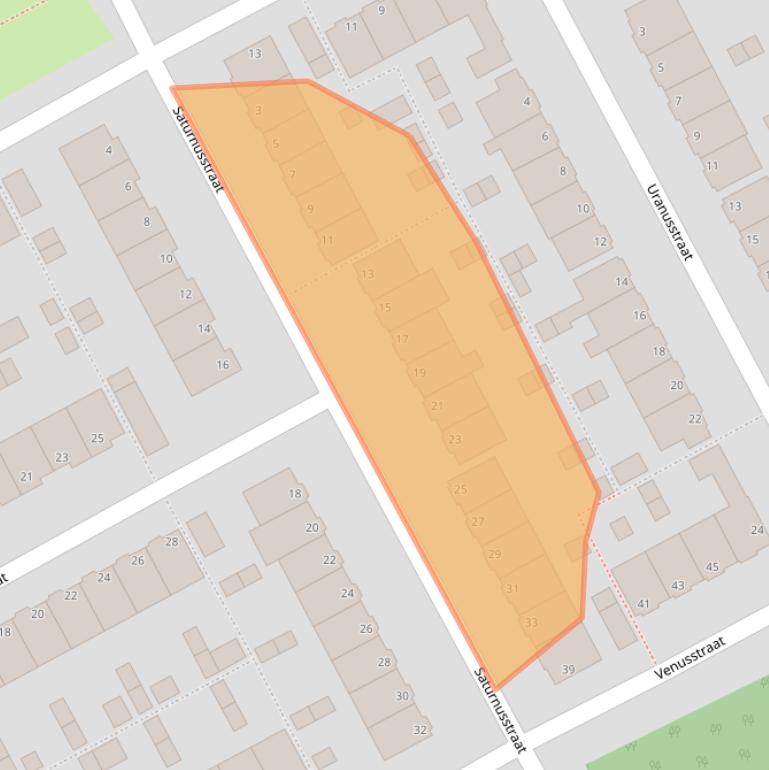 Kaart van postcodegebied 1973XD.