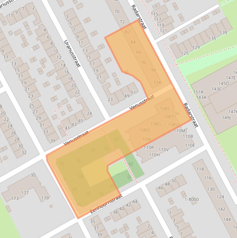 Kaart van postcodegebied 1973ZD.