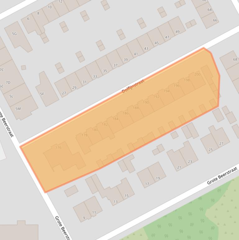 Kaart van postcodegebied 1973ZK.