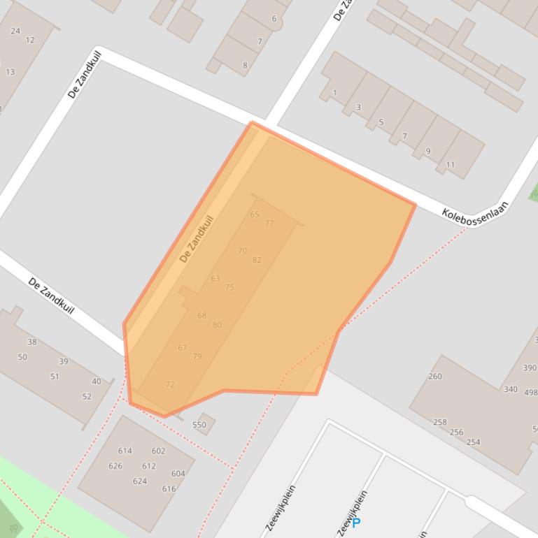 Kaart van postcodegebied 1974RK.