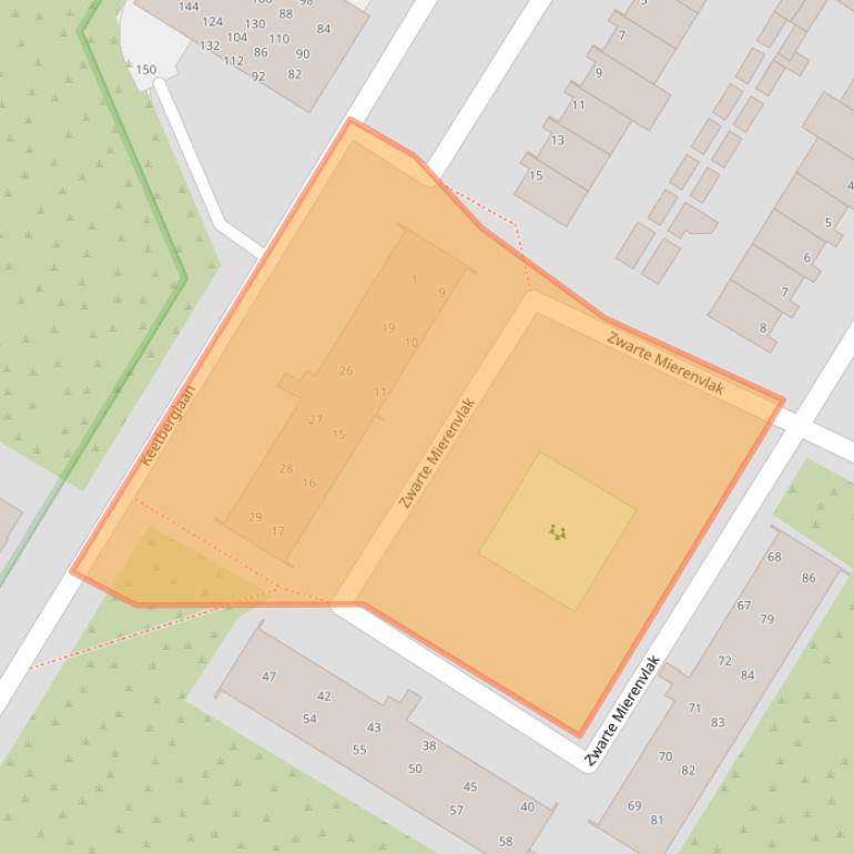Kaart van postcodegebied 1974XE.