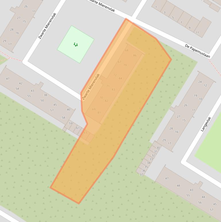 Kaart van postcodegebied 1974XH.