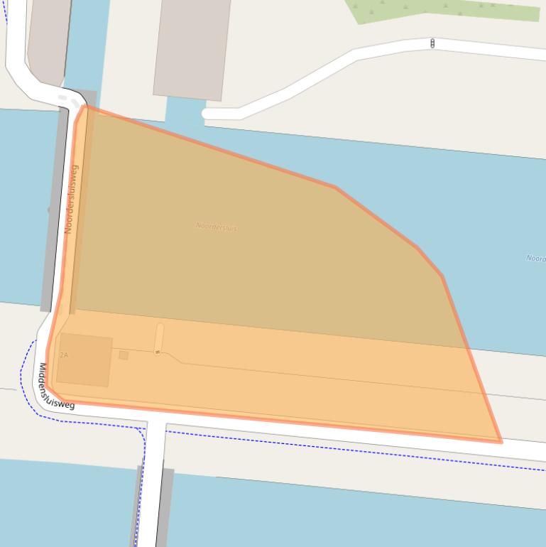 Kaart van postcodegebied 1975AL.