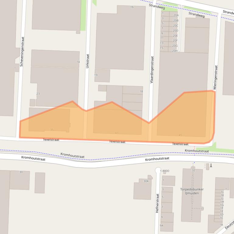 Kaart van postcodegebied 1976BJ.