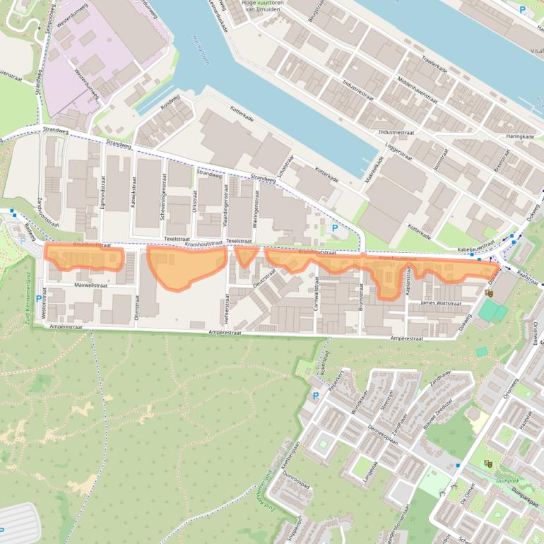 Kaart van postcodegebied 1976BM.