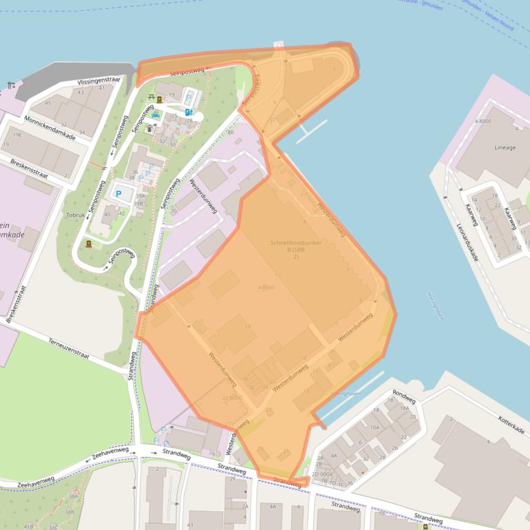 Kaart van postcodegebied 1976BV.