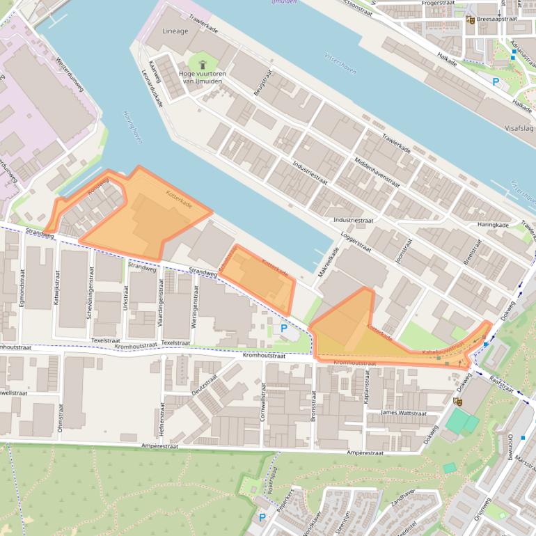 Kaart van postcodegebied 1976BX.