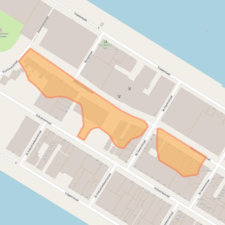 Kaart van postcodegebied 1976CL.