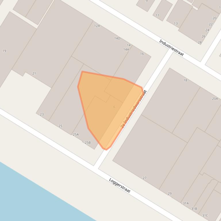 Kaart van postcodegebied 1976DE.