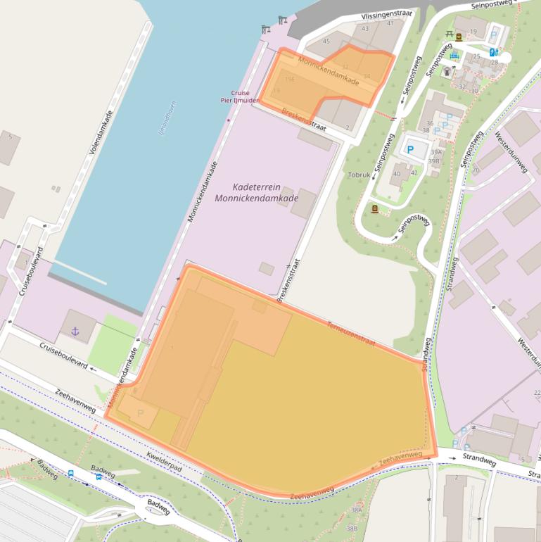 Kaart van postcodegebied 1976EC.