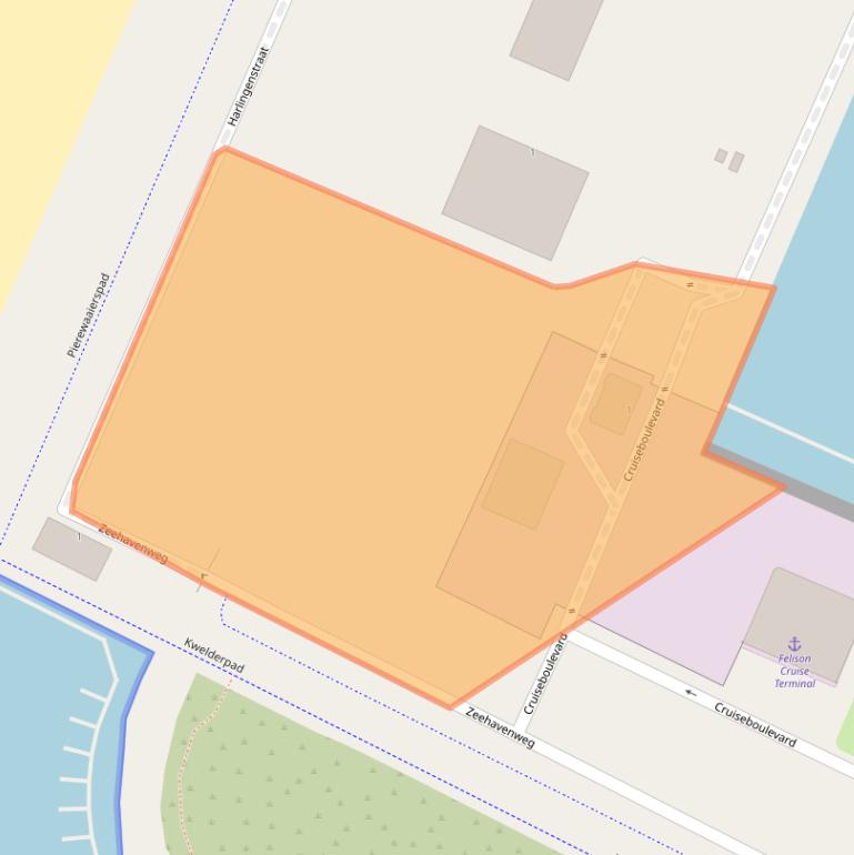 Kaart van postcodegebied 1976ED.