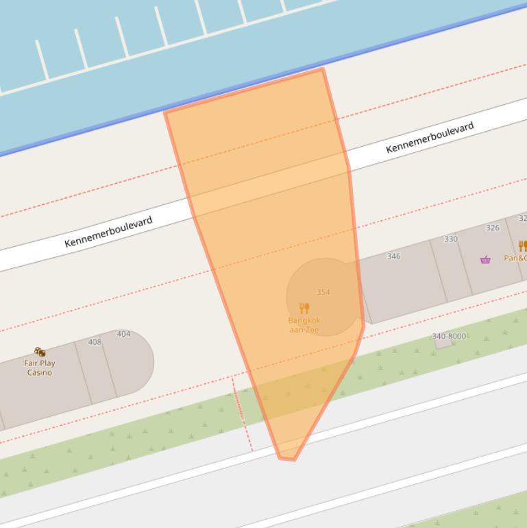 Kaart van postcodegebied 1976EJ.