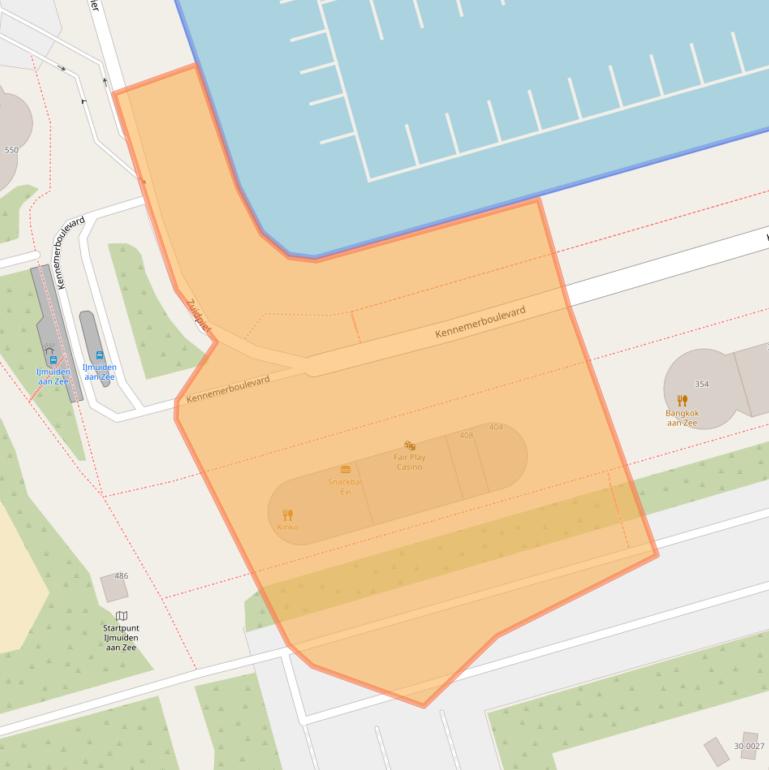 Kaart van postcodegebied 1976EK.