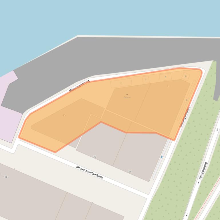 Kaart van postcodegebied 1976EV.