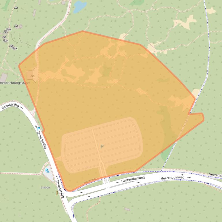 Kaart van postcodegebied 1976GC.