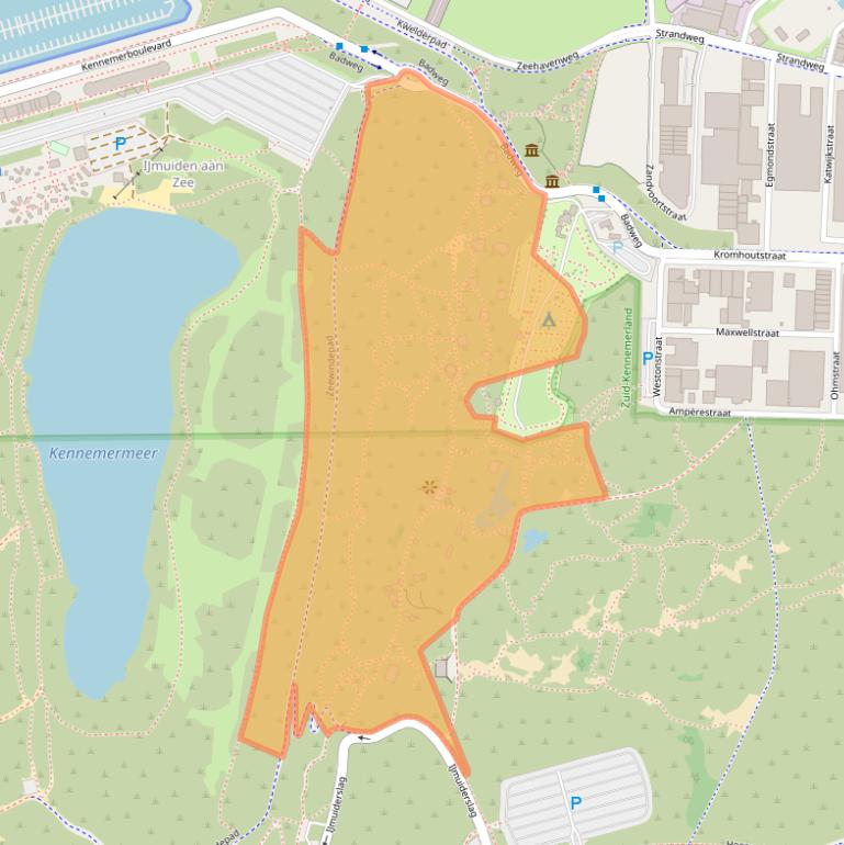 Kaart van postcodegebied 1976GD.