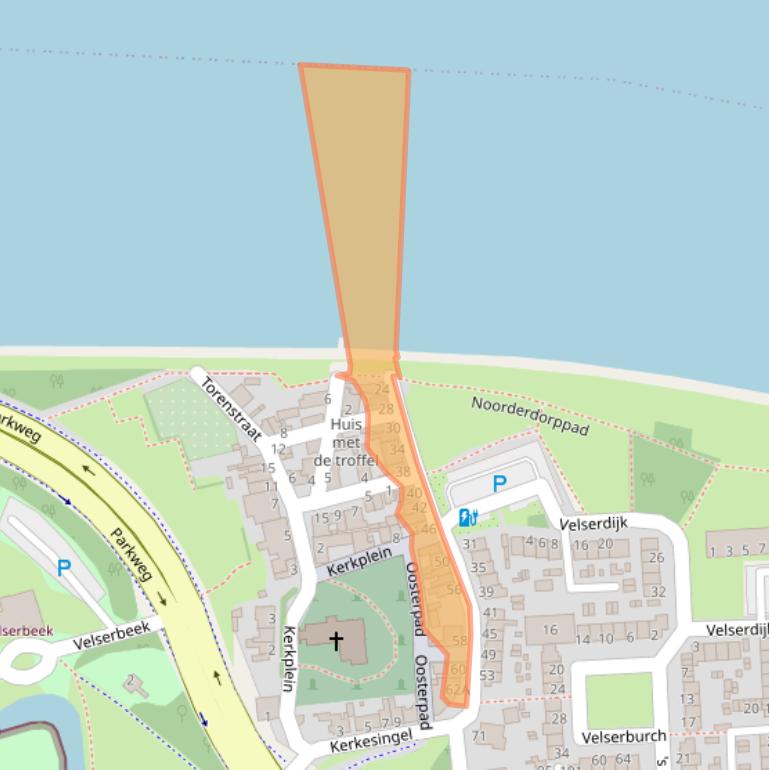 Kaart van postcodegebied 1981BM.