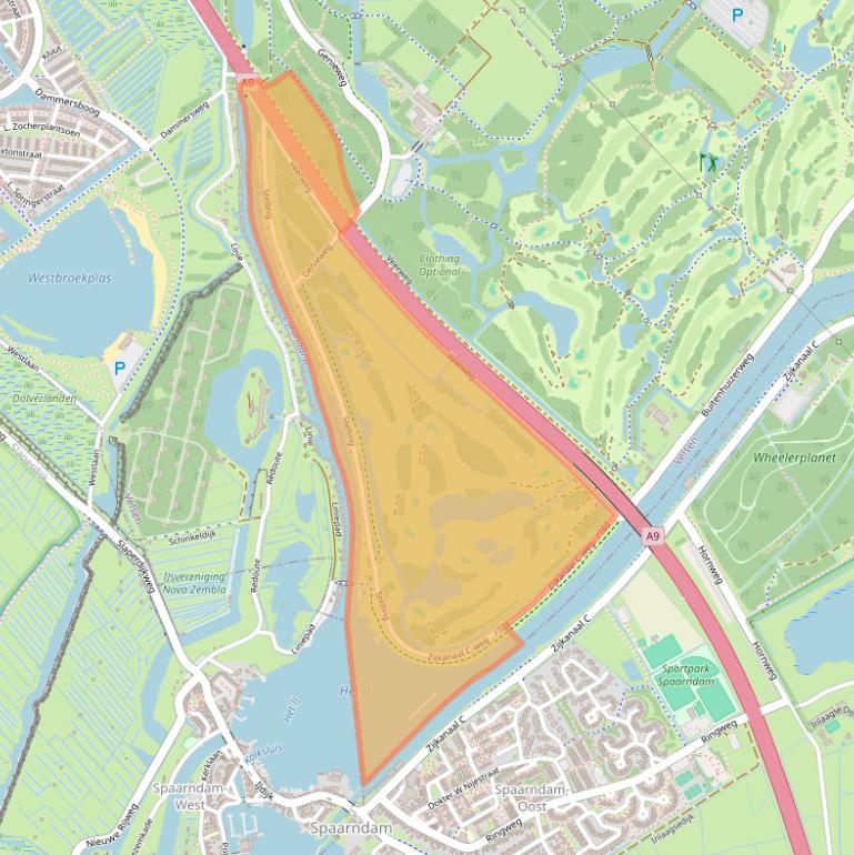 Kaart van postcodegebied 1981LL.