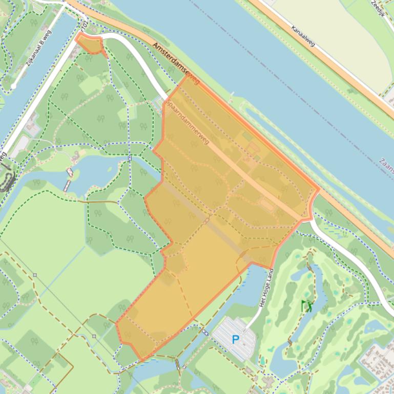 Kaart van postcodegebied 1981LM.