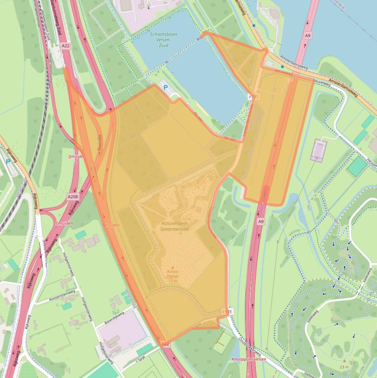 Kaart van postcodegebied 1981LS.