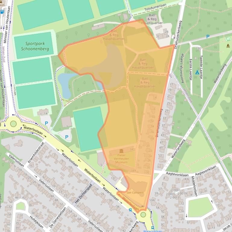 Kaart van postcodegebied 1985EL.