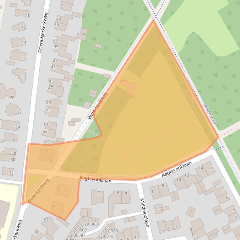 Kaart van postcodegebied 1985EN.